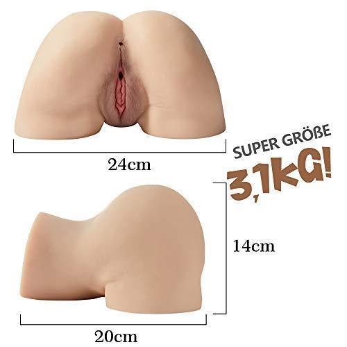 Februar 3,1 KG  Moruioy Sexpuppe mit Doppelte Schamlippen und super echte Klitoris