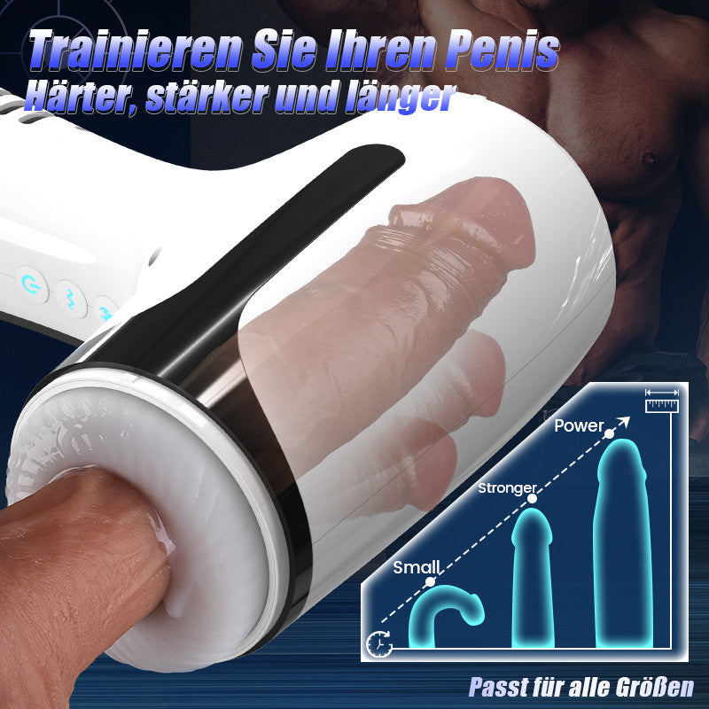 William - Durchs Loch Vibrieren Streicheln Männliche Masturbation Cup