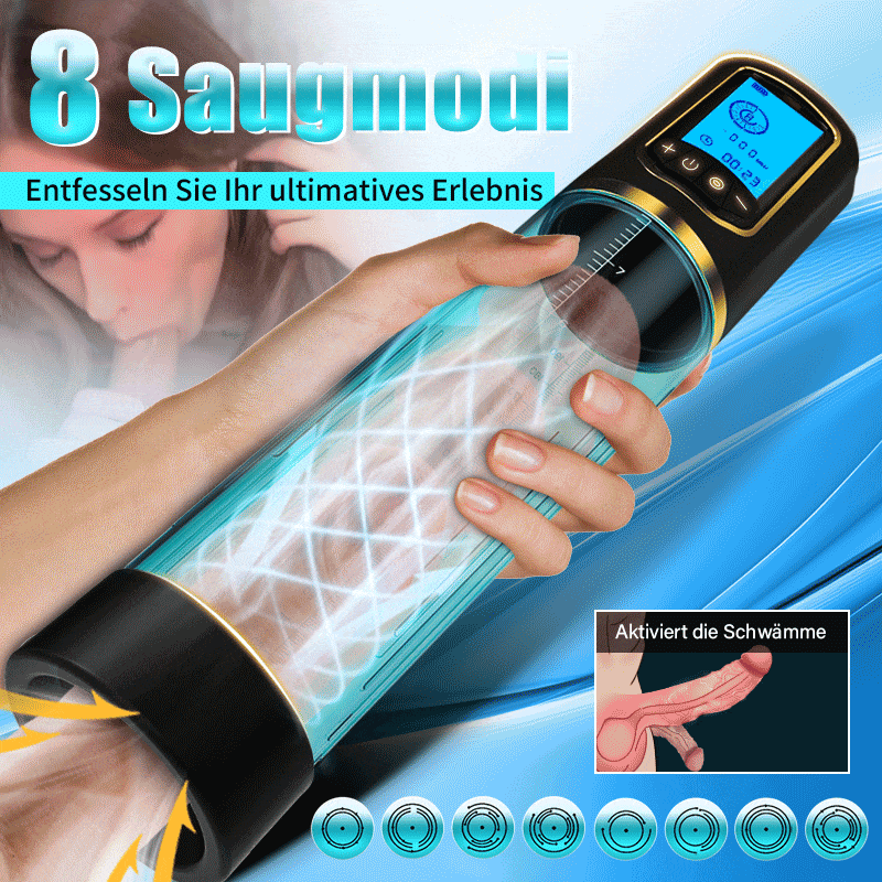 AIS Penispumpe Penistraining 8 Saug-Masturbator