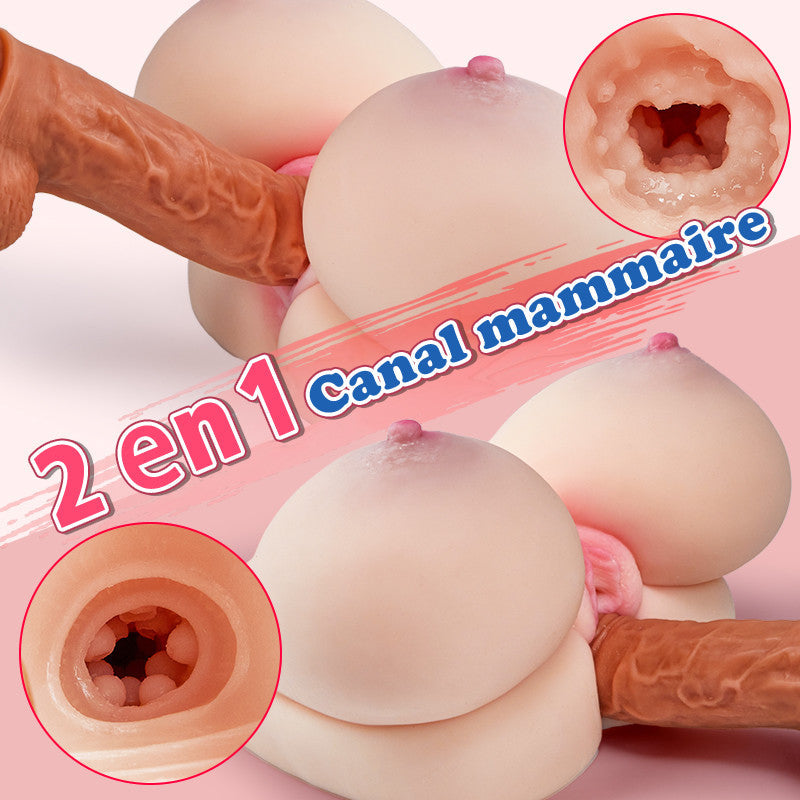 Super weich wie Gelee Realistischer Masturbator, C-Cup 1;1-Design, 3,6 kg 