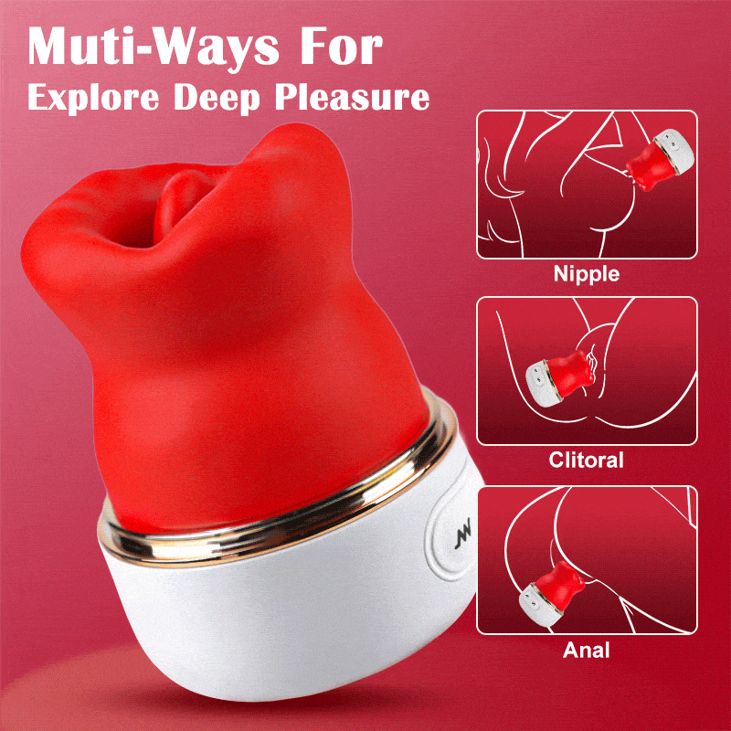 Cherry - Zungenleckvibrator zur Stimulation der Klitoris und Brustwarzen
