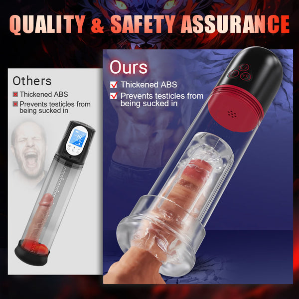 2 IN1 9 Vibration 3 Saugmodi Penispumpe S-HANDE