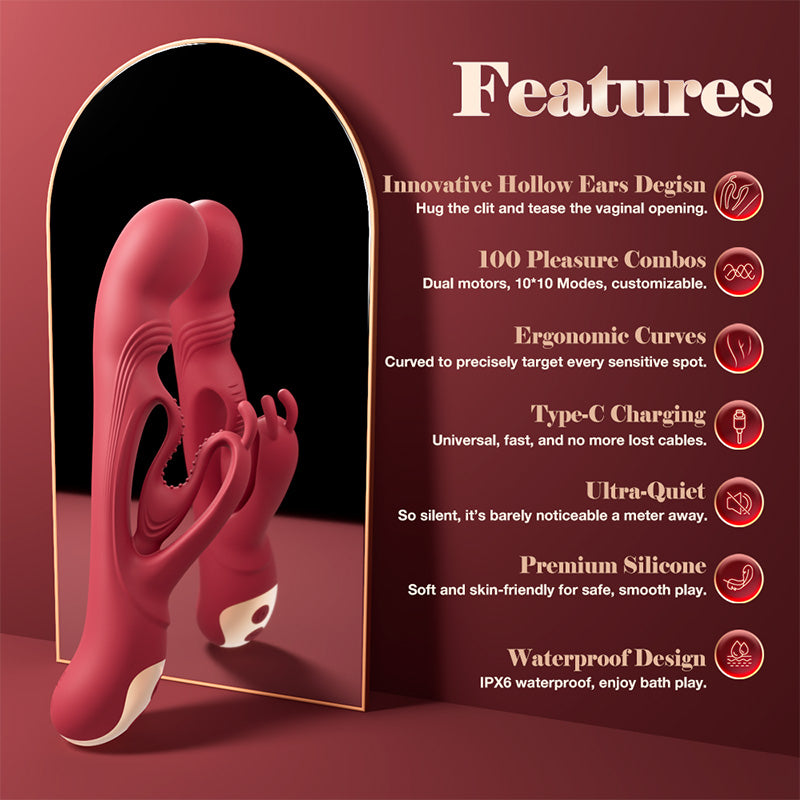 SeekHeart Buniva Rabbit Vibrator Sex Toys for Women