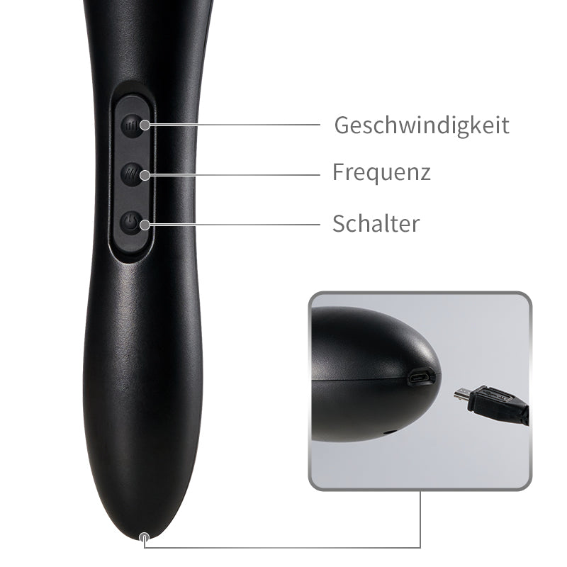 20 Frequenz 8 Hochfrequenz Vibrations AV Stick mit großem Kopf 