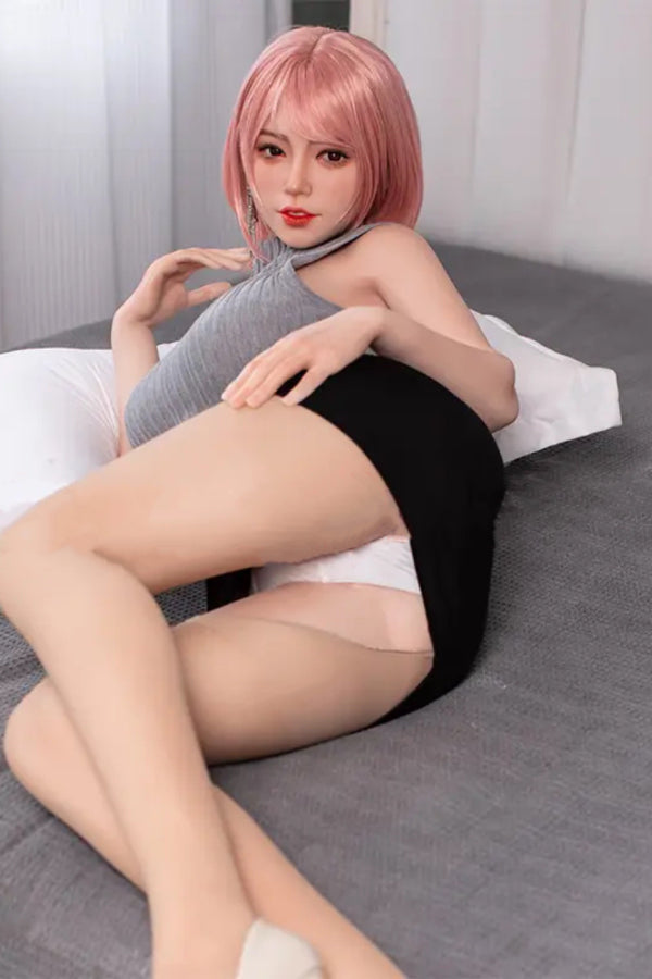 160cm/5ft3 D-cup Silicone Head Sex Doll - A55 Nan