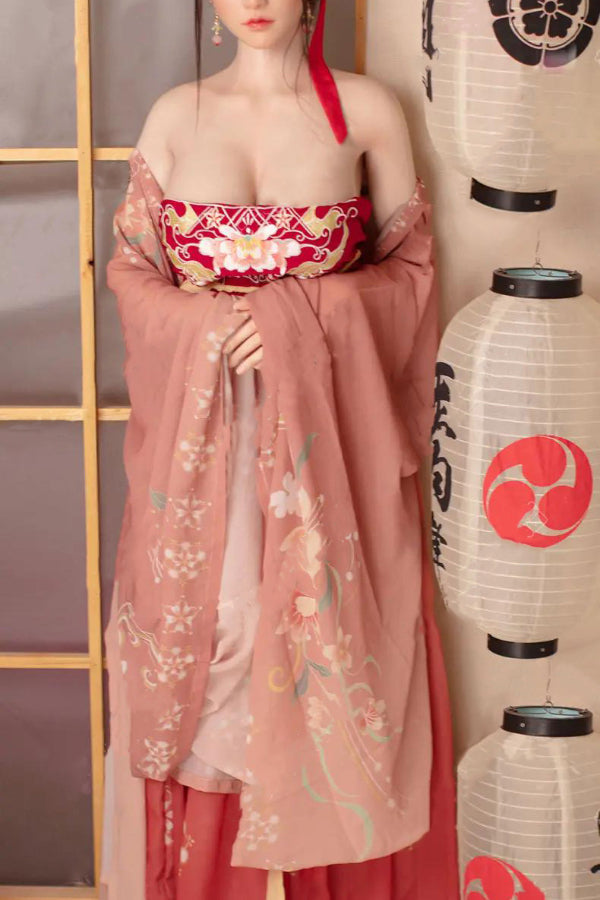 150cm/4ft11 D-cup Silicone Head Sex Doll -  A34 Qi