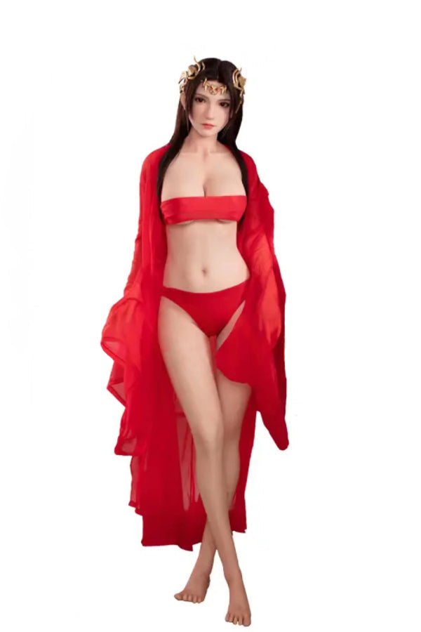 US In Stock - 160cm/5ft3 D-cup Silicone Head Sex Doll A11S -  Tifa