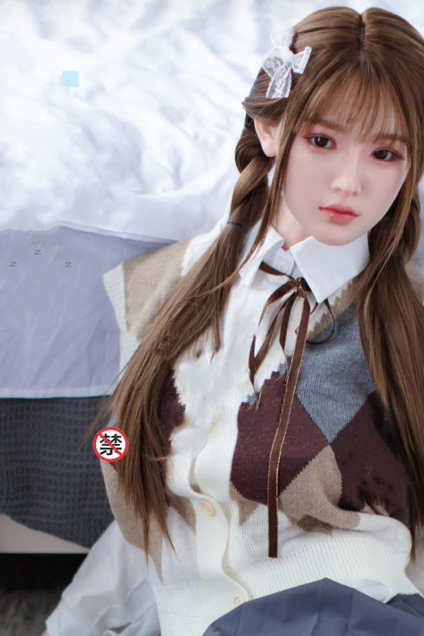 150cm/4ft11 D-cup Japanese Silicone Head Sex Doll -  A35 Sora