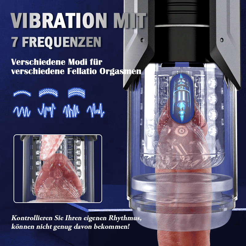 King -100% Wasserdicht 4 IN 1 Automatischer Masturbator für Männer