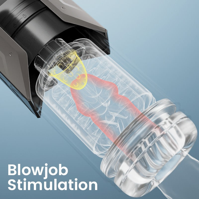 King - 100% Waterproof 4 IN 1 Automatic Masturbation Cup for Men