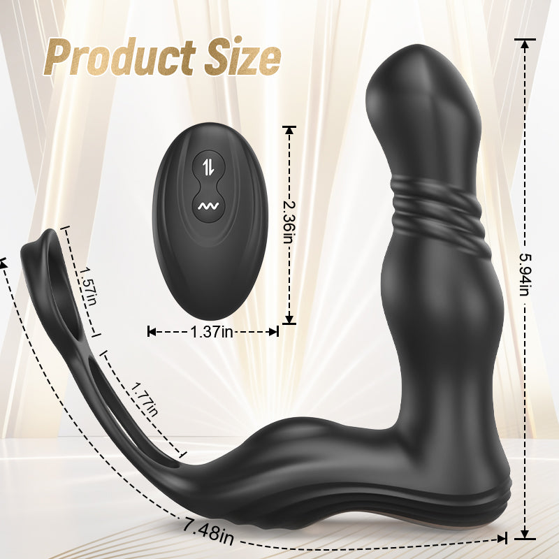 THOR - Best Seller Thrusting Vibrating Solo Male Play Prostate Massager