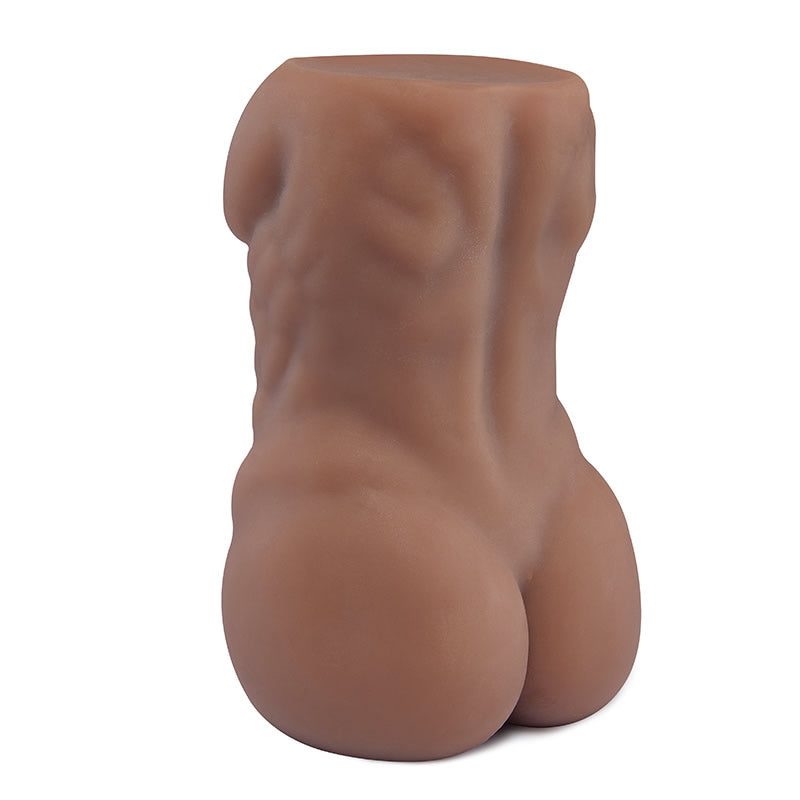 Echtgetreuer dunkler männlicher Anus-Simulationsdildo, 0,8 kg 