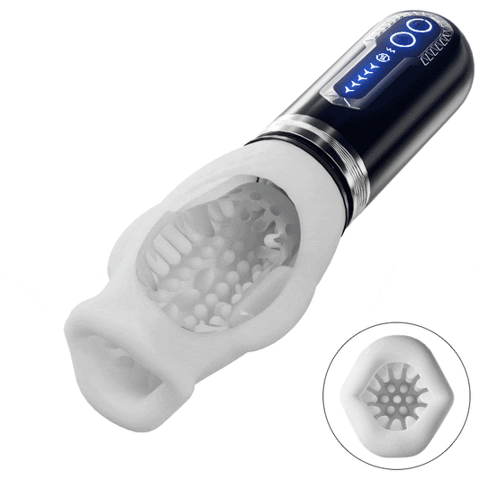 Tornado 2.0 - Dual Motor Oralsex Analog Masturbator 7 Vibrations 5 Retractions 5 Rotations