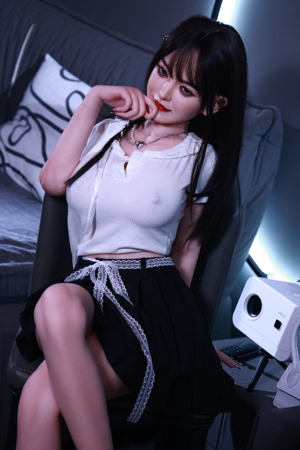 157cm/5ft2 E-cup Realistic Skin Texture Electronic Vibrating Vagina Silicone Sex Doll – Yi Xuan