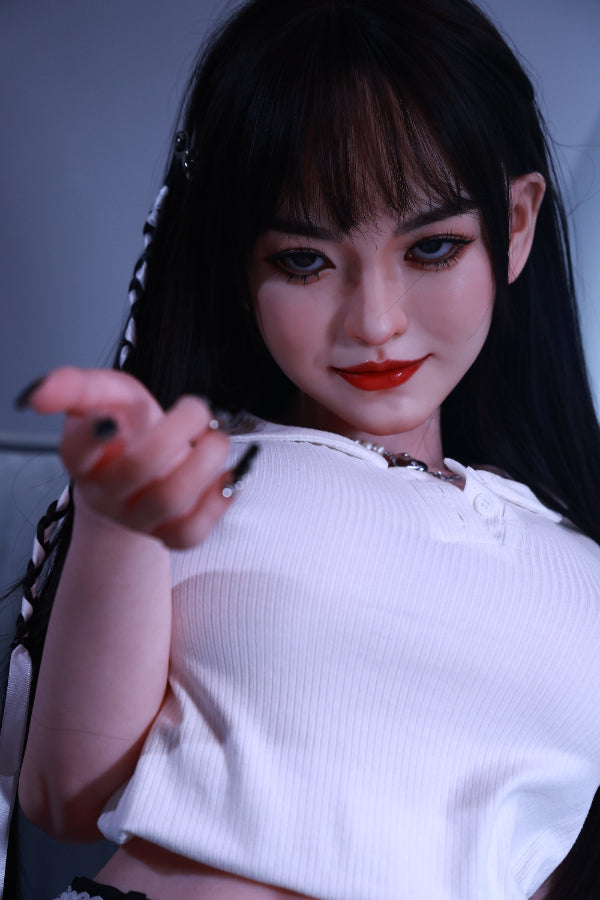 157cm/5ft2 E-cup Realistic Skin Texture Electronic Vibrating Vagina Silicone Sex Doll – Yi Xuan