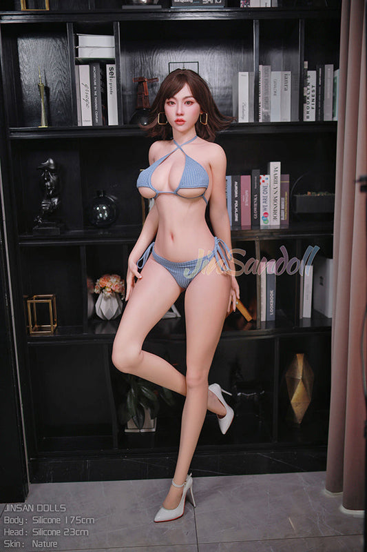 175cm/5ft9 D-cup Silicone Mature Sex Doll – #23