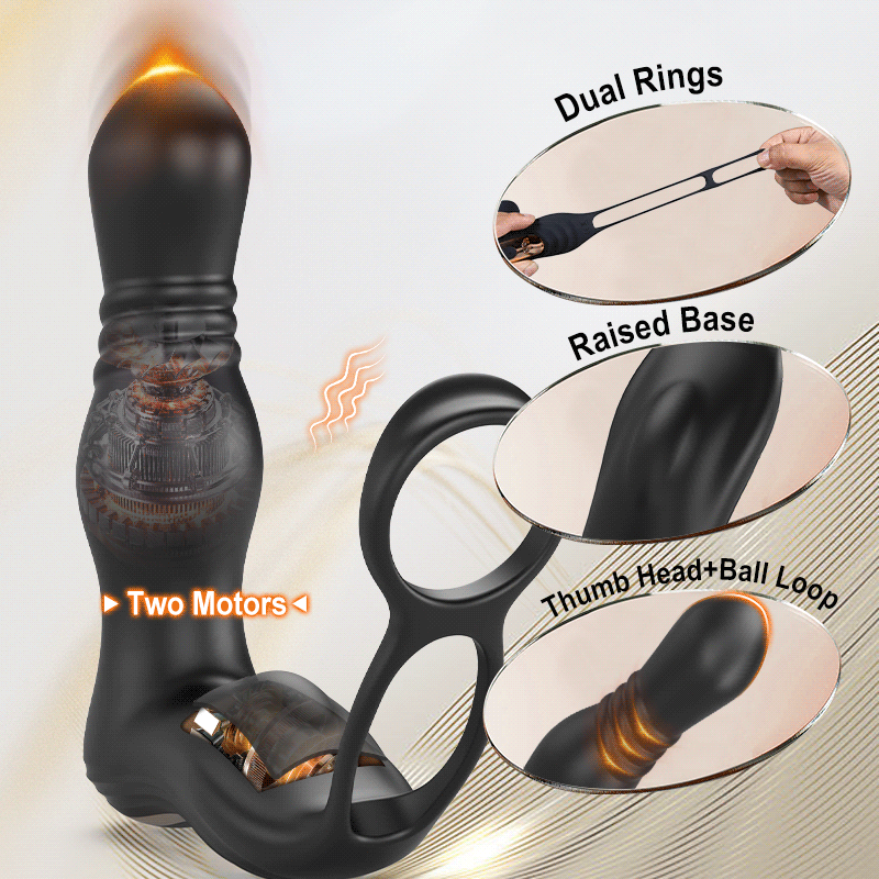 THOR - Best Seller Thrusting Vibrating Solo Male Play Prostate Massager