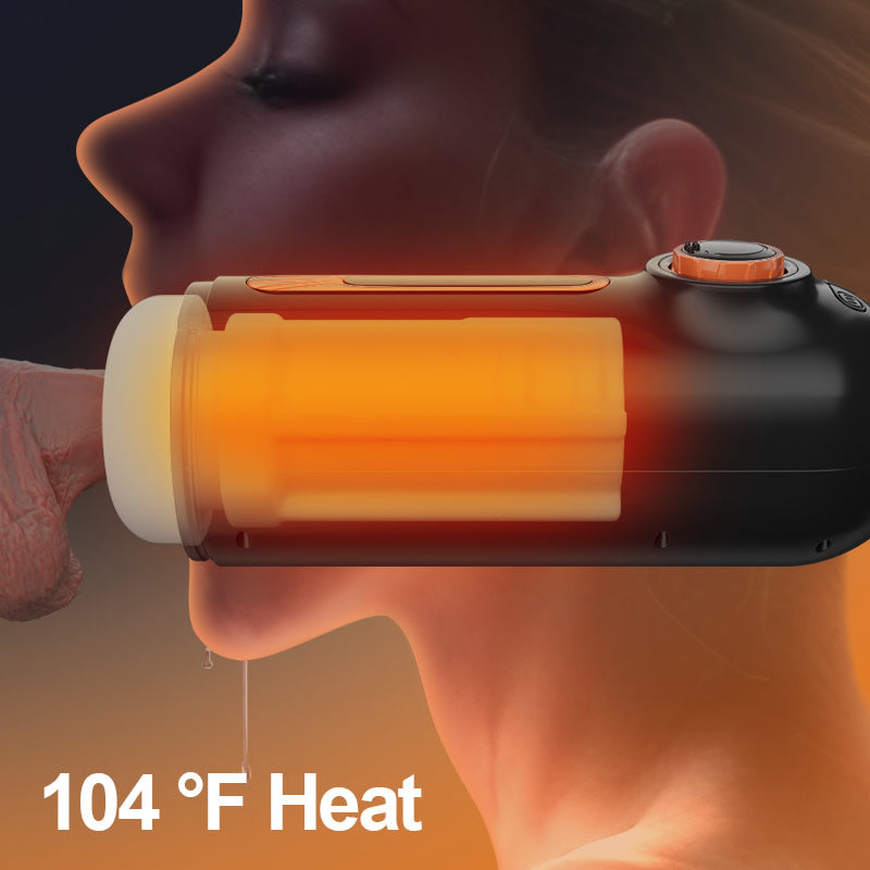 Chris-6 IN 1 10 Vibrating & Thrusting with 4 Sucking Automatic Knob Adjusting Male Masturbator