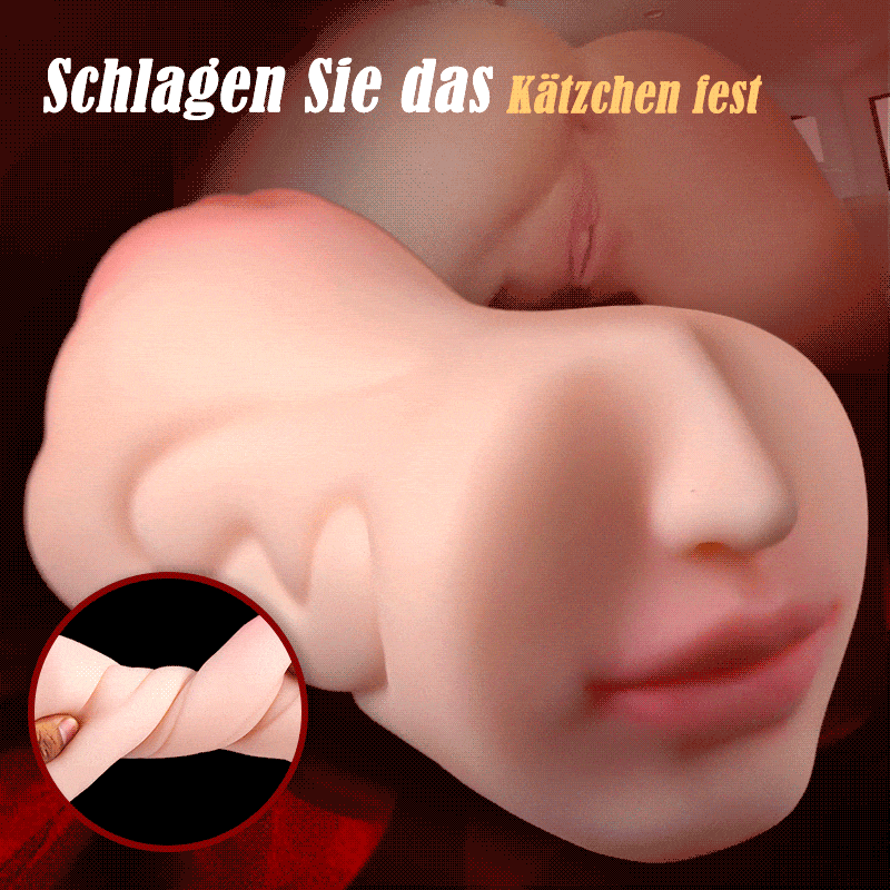 Jouet sexuel oral clitoridien texturé 3D, masturbateur 2 en 1, poche chatte 0,8 kg 