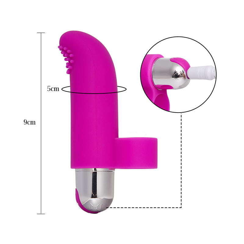 Finger Vibrator Lila  mit 10 Vibrationen