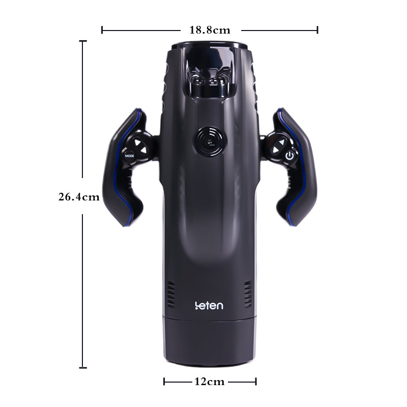 LETEN 10 Stoßen Saugen Heizen Masturbator Cup