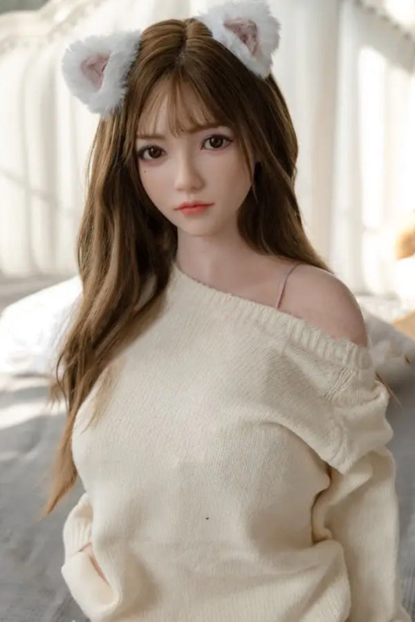 160cm/5ft3 D-cup Japanese Silicone Head Sex Doll - A39 Sora