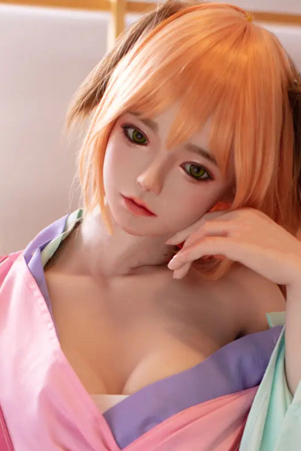 150cm/4ft11 D-cup Japanese Silicone Head Sex Doll -  Yui