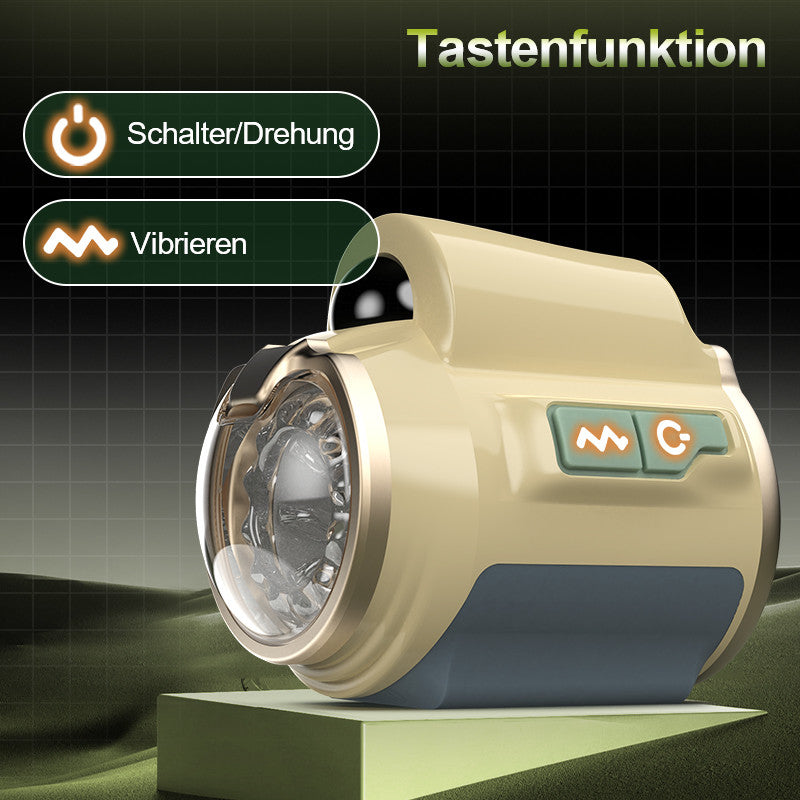 Acmejoy Stroker mit 7 Rotationsvibrationen & offenem Ende