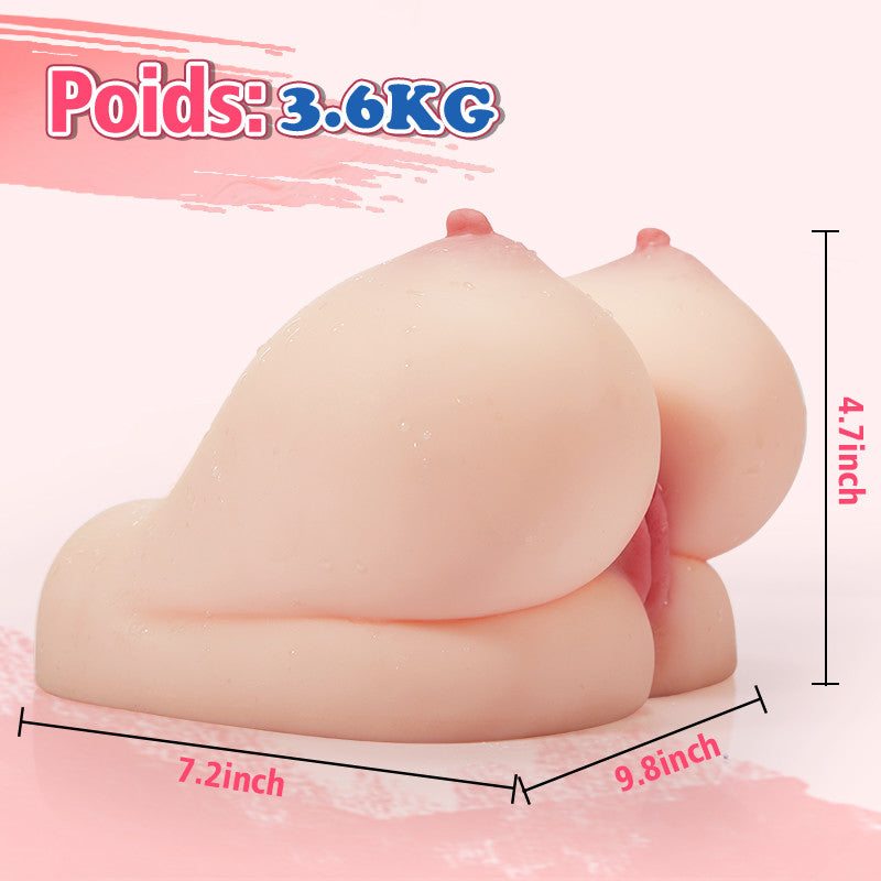 Super weich wie Gelee Realistischer Masturbator, C-Cup 1;1-Design, 3,6 kg 