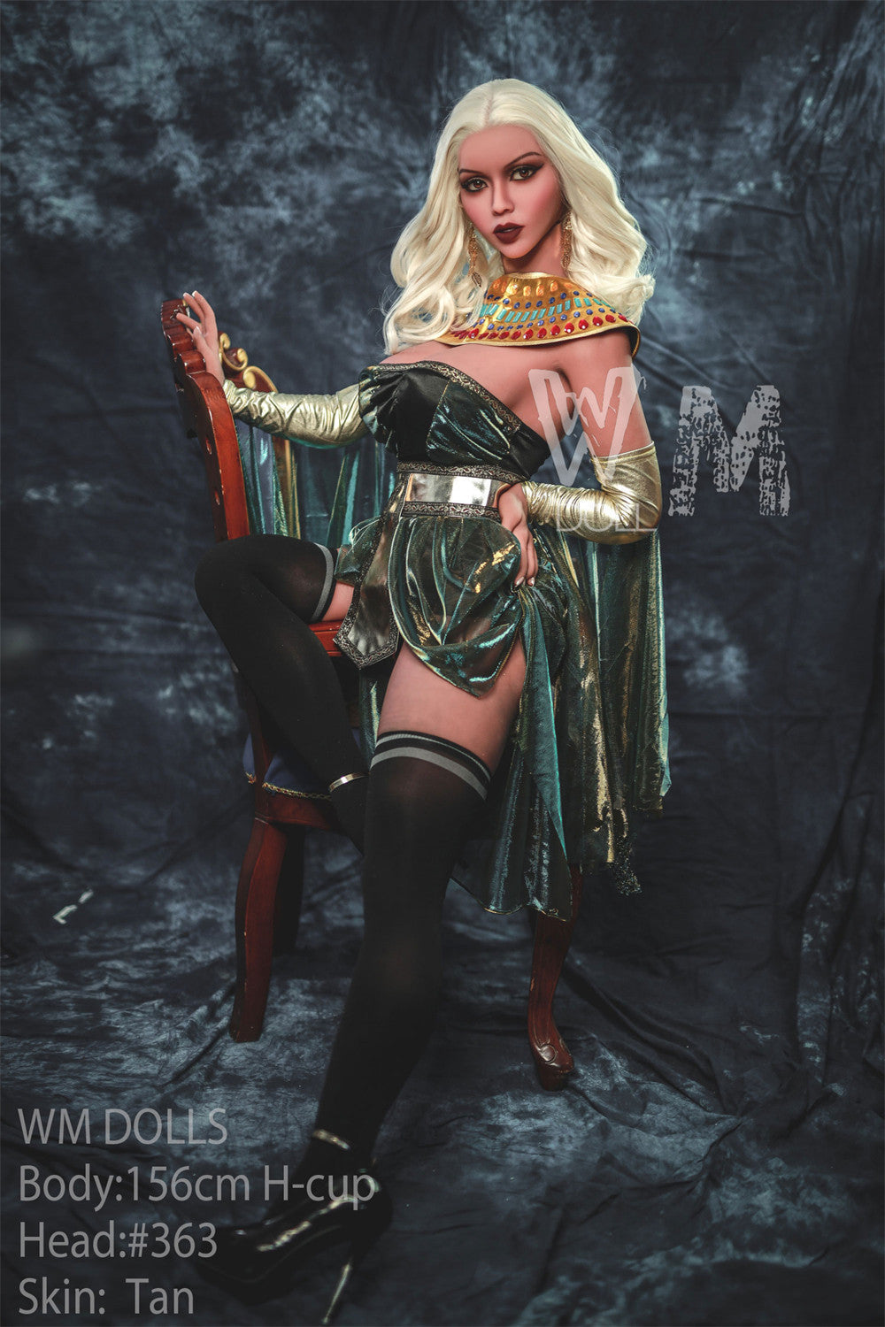 156cm/5ft1 H-Cup American High Quality TPE Sex Doll with #363 Head