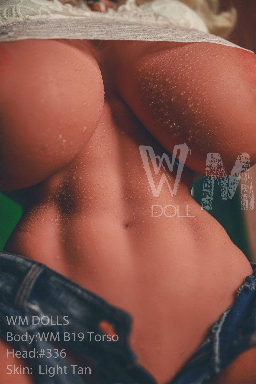 70cm/2ft4 Fuckable Tits Torso TPE Sex Doll with #336 Head