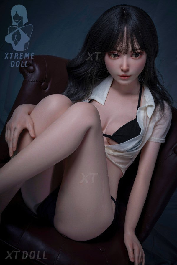 150cm/4ft11 D-cup Japanese Big Breast|Tits Full Silicone Sex Doll - Lin