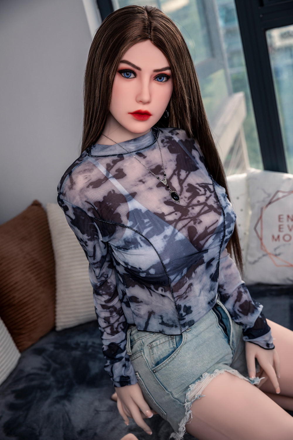 EU In Stock - 160cm/5ft3 D-cup TPE Asian Sex Doll - C9
