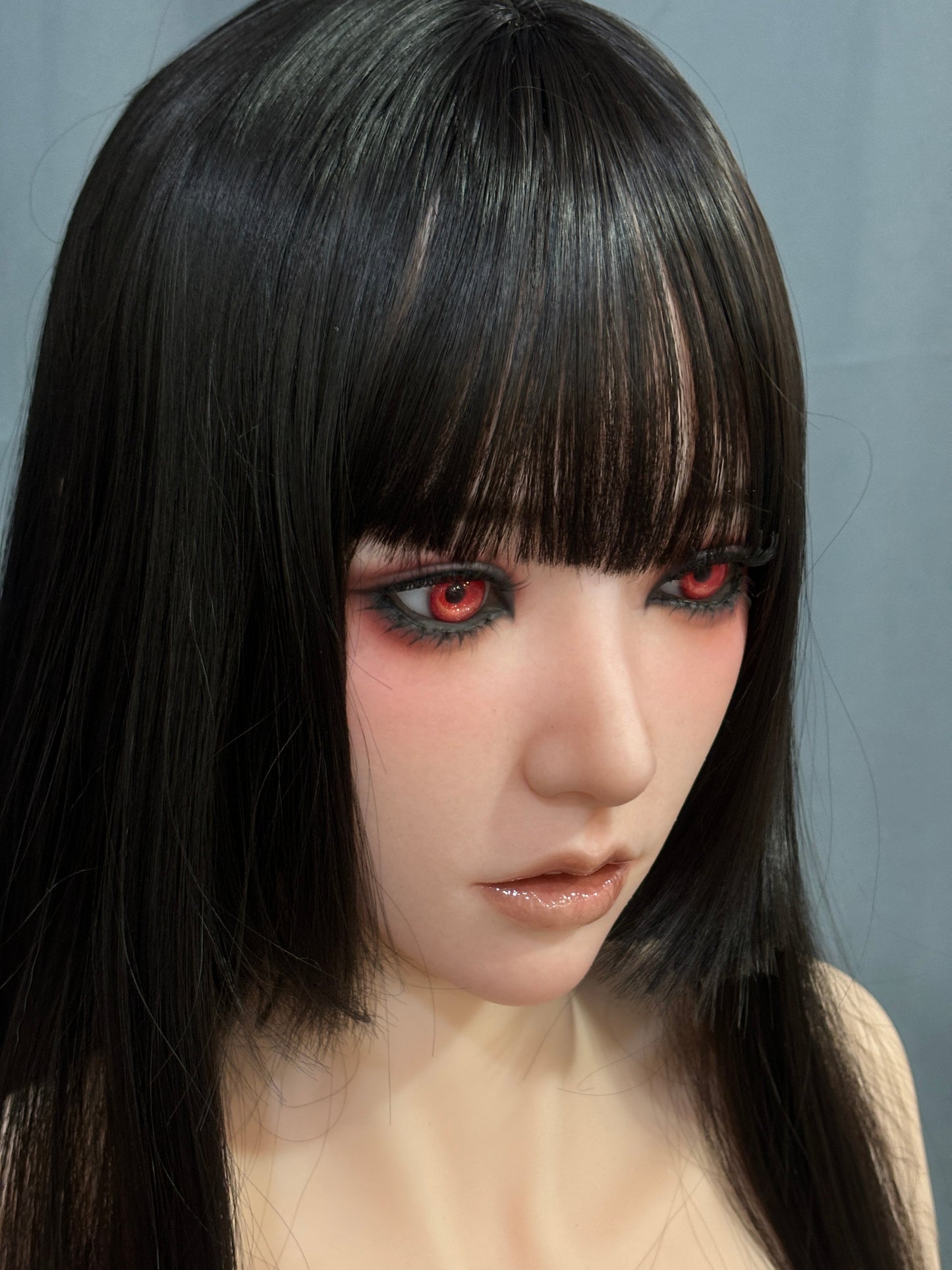 US In Stock - 164cm/5ft5 H-Cup Silicone Head Chinese Sex Doll SG6 Natural