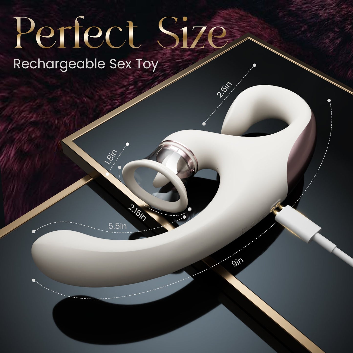 Sweetie Fox- Clitoral Arousal Tongue Licking Suction Vibration Triple BKC Sweetie Fox- Clitoral Arousal Tongue Licking Suction Vibration Triple BKC