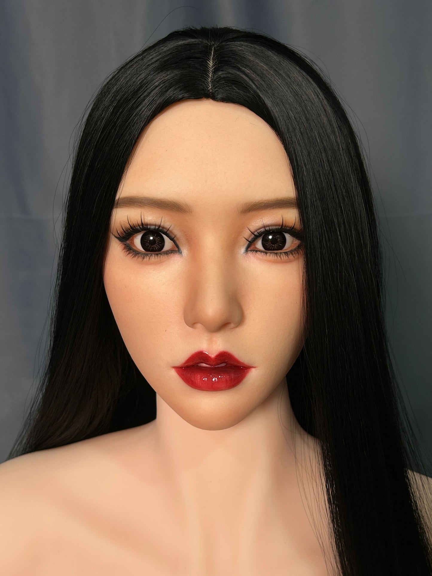 EU In Stock - 164cm/5ft5 H-Cup Silicone Head Sex Doll SG6 Natural