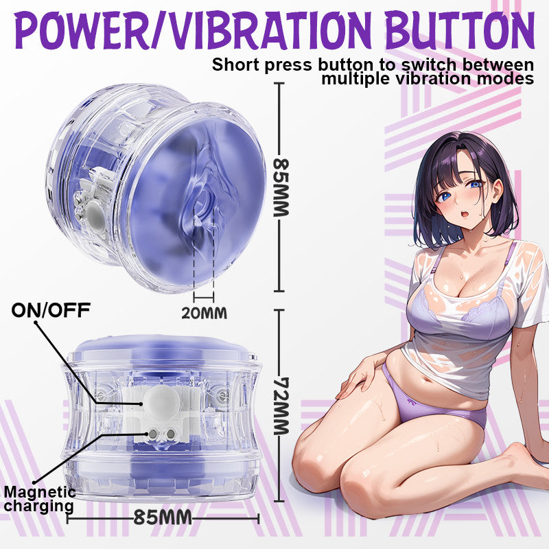 DOIFX-Pocket Girl 5 Vibration Modes Vagina + Anal Double Entrance Male Masturbator