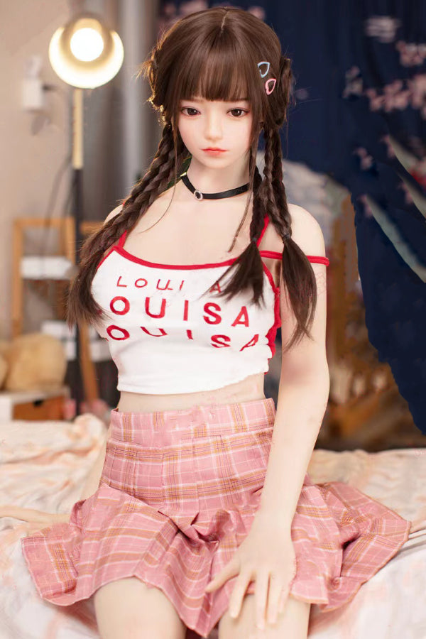 150cm/4ft11 D-cup Silicone Head Sex Doll -  A6 Yui