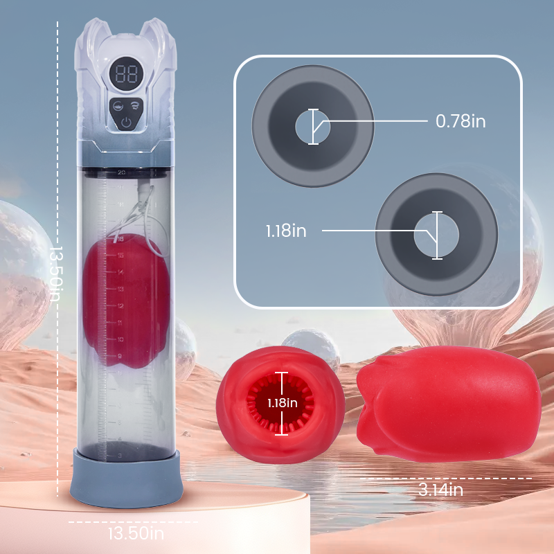 Acmejoy GrowPlus - Train & Please Penis Pumps 5 Sucking Blowjob 7 Vibrations