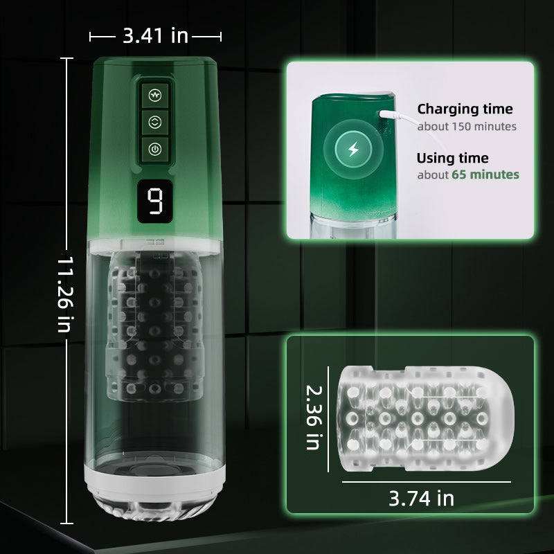 Acmejoy - 8 Thrusting & Rotation Masturbator Cup