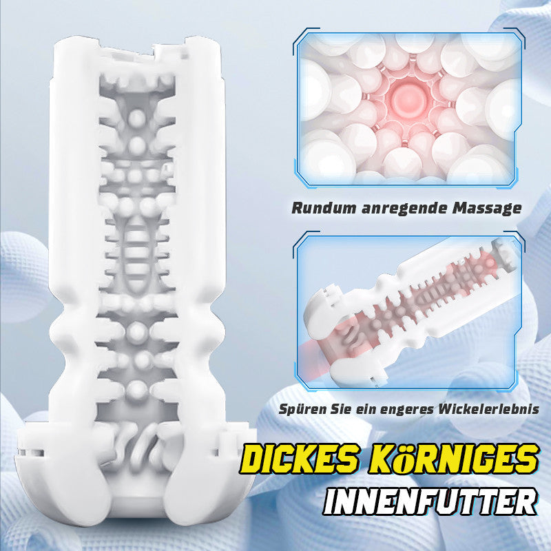 Masturbationstasse für Männer mit 4 Dehnungsmodi und Heizfunktion mit verstellbarer Staubschutzhülle 