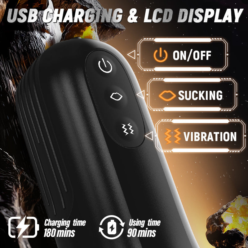 5 Sucking 10 Vibrating Simulated Vagina Eingang Männliche Masturbation Cups