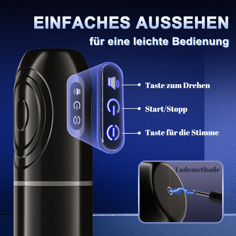 【HOT】Pioneer 3-in-1 Masturbation Cup Teleskop Saugvibration