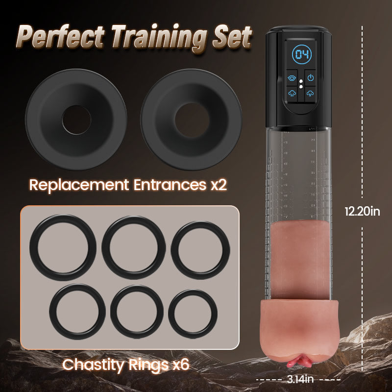 AcmeJoy 3-in-1 Design 3 Vacuum Suction Automatic Suction Penis Pump