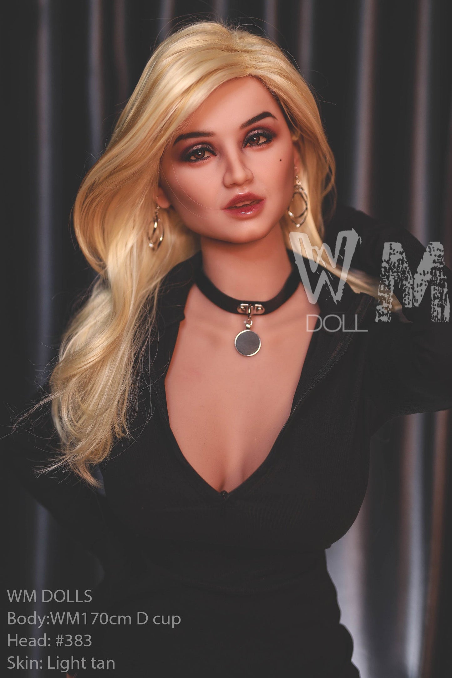 170cm/5ft5 D-cup Blonde TPE Sex Doll with #383 Head