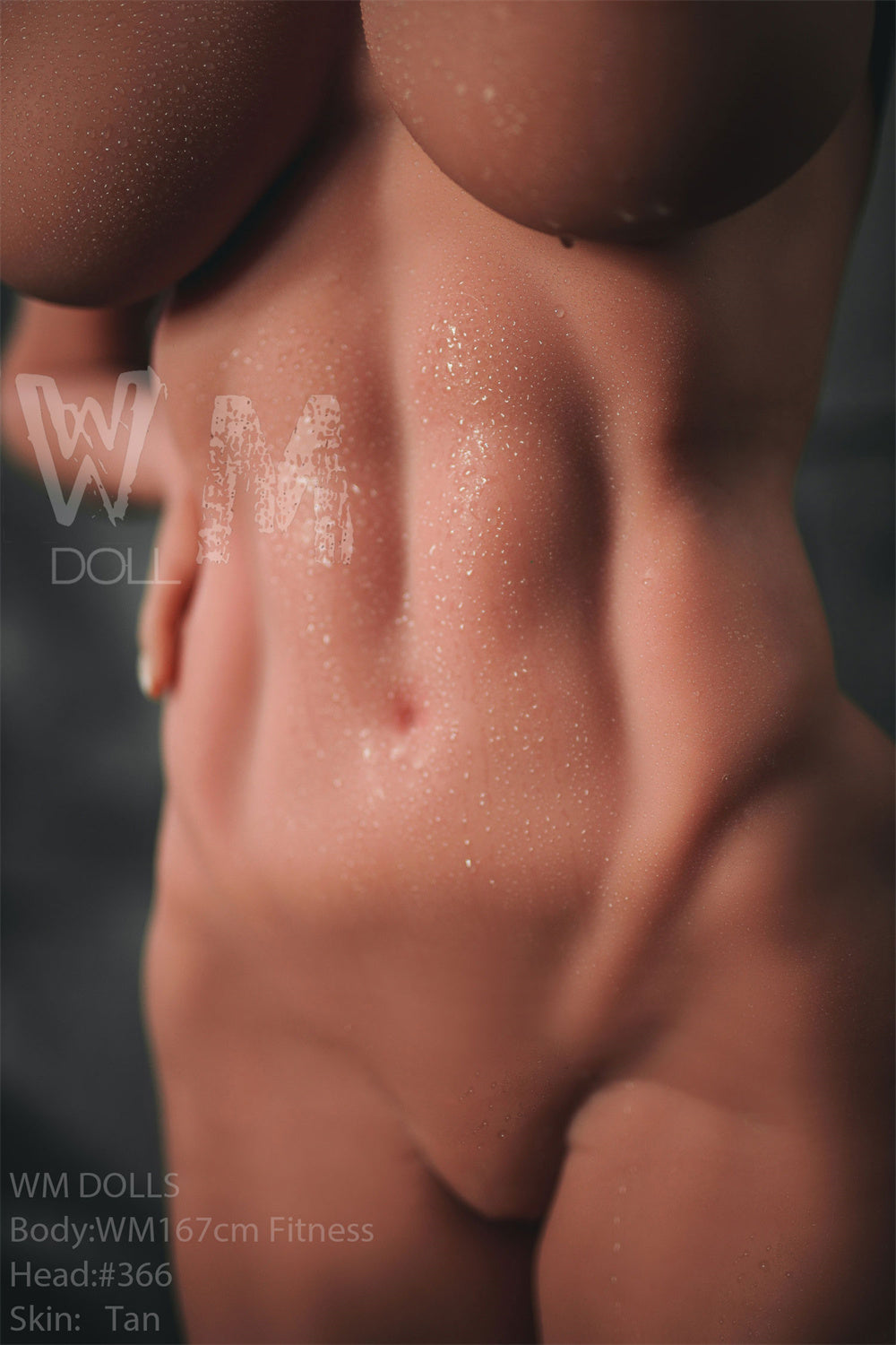 167cm/5ft6 F-cup Fitness Big Booty TPE Sex Doll with #366 Head