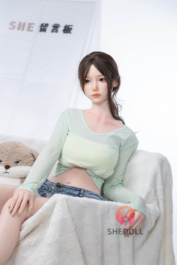 168cm/5ft8 D-cup Silicone Head Sex Doll - Chuyue2.0