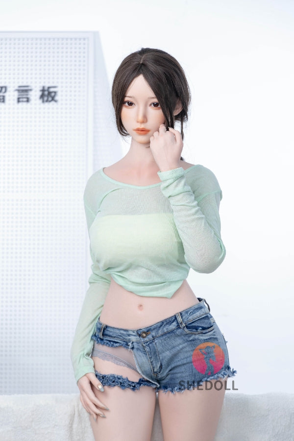 168cm/5ft8 D-cup Silicone Head Sex Doll - Chuyue2.0