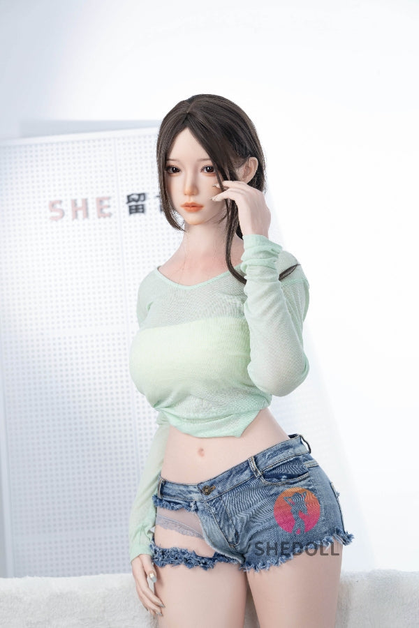 168cm/5ft8 D-cup Silicone Head Sex Doll - Chuyue2.0