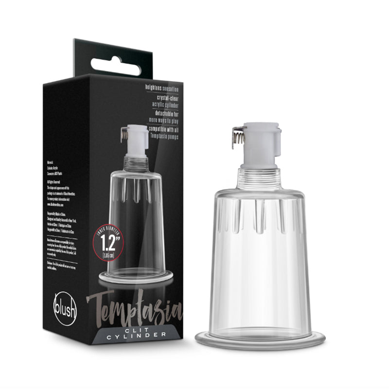 Temptasia - Cylindre pour clitoris 1,2 po Transparent